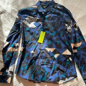 Versace button down shirt